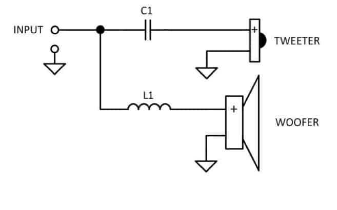 passive crossover schematic 2way