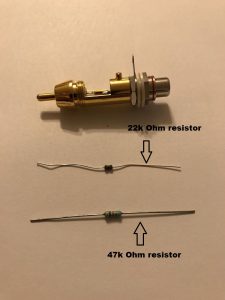rca adapter resistors