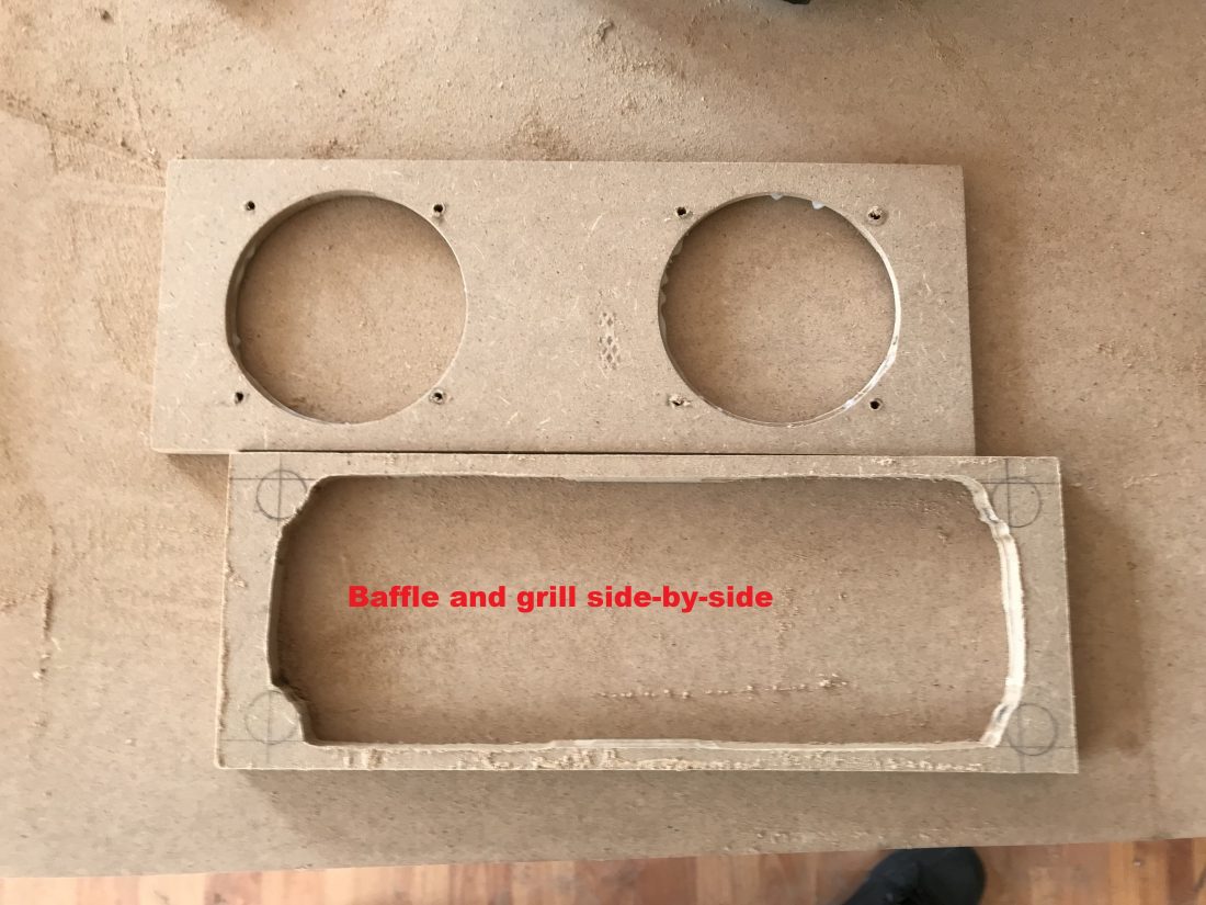 Grill and baffle