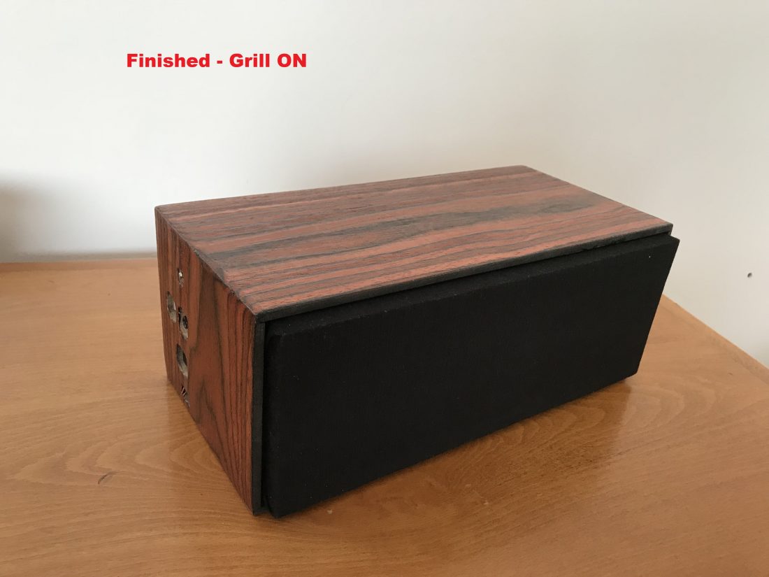 portable bluetooth speaker with magnetic cloth grill