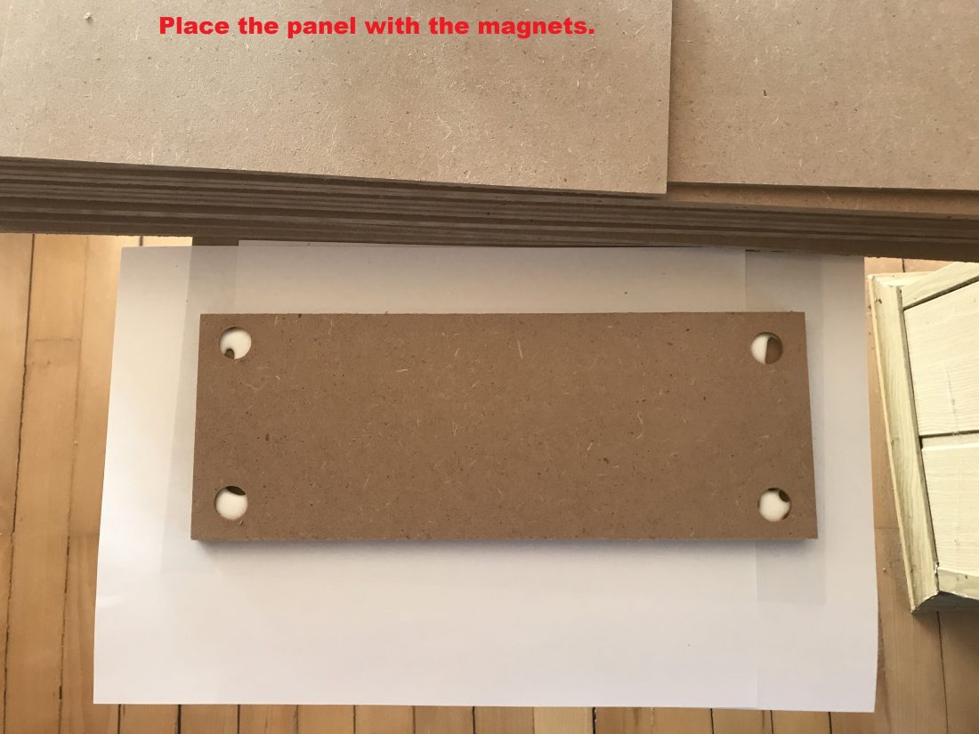 2nd panel with magnets