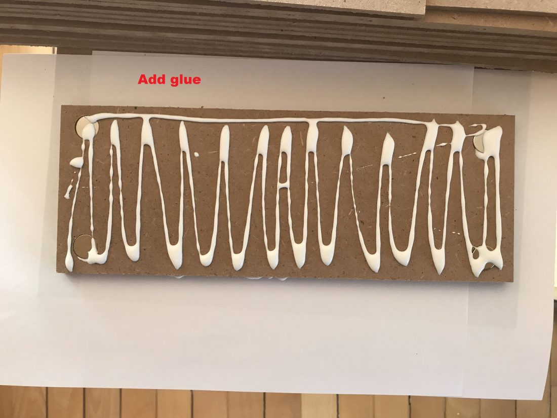 Apply 2nd coat of glue