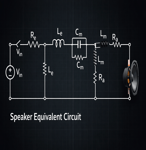 speaker equivalent circuit electrical model