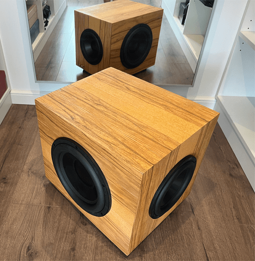 cube of speakers