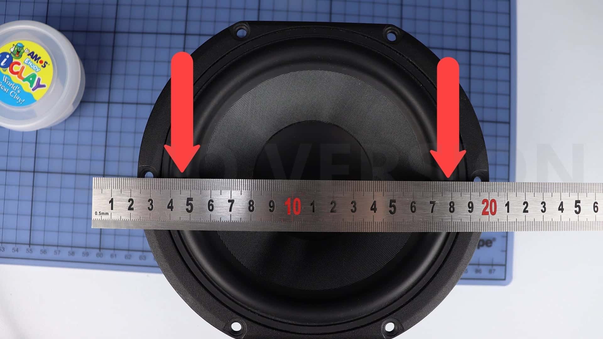 measure speaker diameter